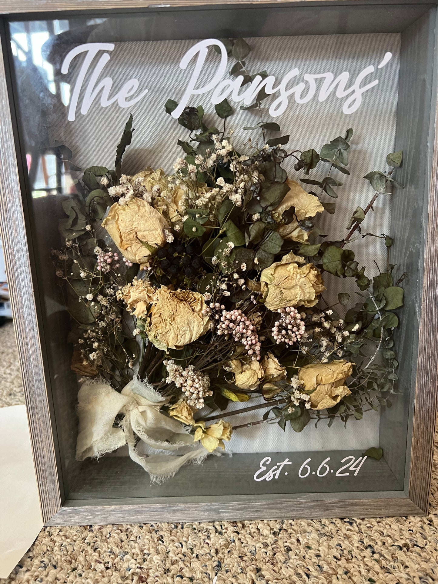 Wedding Shadow Box